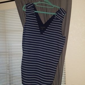 Banana Republic Blue and White Top